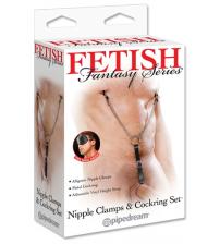 Fetish Fantasy Series Nipple Clamps and Cockring Set