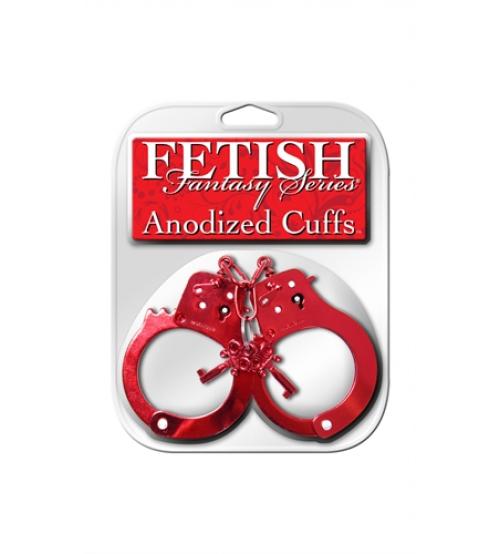 Fetish Fantasy Anodized Cuffs - Red