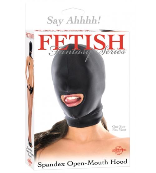 Fetish Fantasy Series Spandex Open Mouth Hood