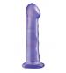 Basix Rubber Works - 6.5 Inch Dong With Suction Cup - Purple