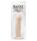 Basix Rubber Works - 6.5 Inch Dong With Suction Cup - Flesh