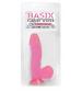 Basix Rubber Works - 6.5 Inch Dong With Suction Cup - Pink