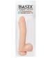 Basix Rubber Works - 10 Inch Dong With Suction Cup - Flesh