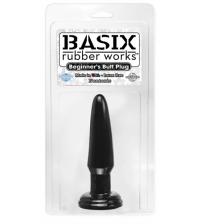 Basix Rubber Works - Beginner's Butt Plug - Black