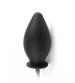 Anal Fantasy Collection Inflatable Silicone Plug - Black