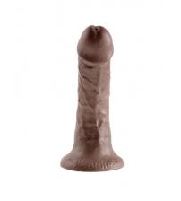 King Cock 6-Inch Cock - Brown