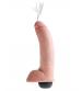 King Cock 9 Inch Squirting Cock With Balls - Flesh