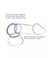 Fantasy C-Ringz Silicone Piece Stamina Set  - Purple
