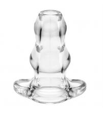 Double Tunnel Plug Large - Clear