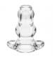 Double Tunnel Plug Large - Clear