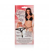 Lovers Thong With Pleasure Pearls