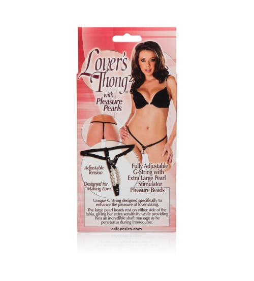 Lovers Thong With Pleasure Pearls