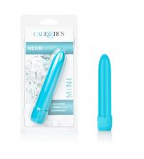 Mini Neon Multi-Speed Vibe 4.5 Inches - Blue