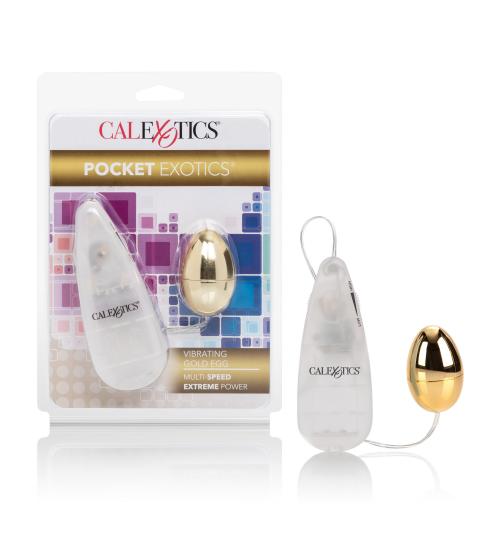Pocket Exotics Vibrating Egg - Gold