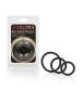 Rubber Ring 3 Piece Set - Black