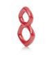 Crazy 8 Ring - Red