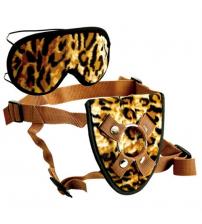 Furplay Harness and Mask - Brown Tiger