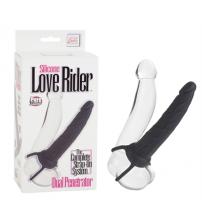 Silicone Love Rider Dual Penetrator - Black