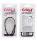 Colt 8 Snap Fastener Leather Strap - Black