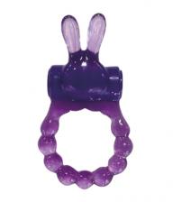 Vibrating Bunny Ring - Purple