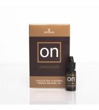 On Chocolate Flavored Female Arousal Oil - .17 Oz. - Large Box