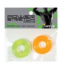 Power Stretch Donuts - 2 Pack - Orange and Green