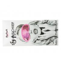 Sex and Mischief Satin Blindfold - Hot Pink