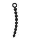Sex and Mischief Silicone Anal Beads - Black