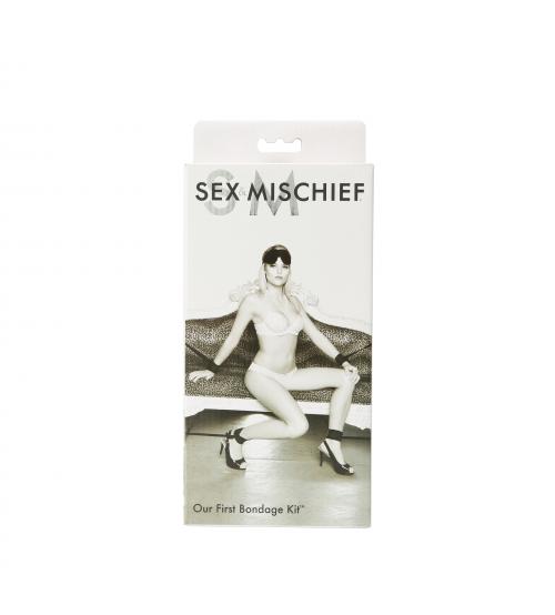 Sex and Mischief Our First Bondage Kit - Black