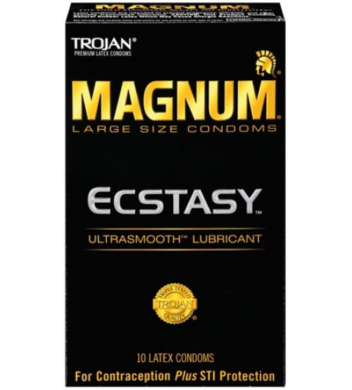 Trojan Magnum Ecstasy Ultrasmooth - 10 Pack