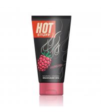 Hot Stuff Warming Massage Oil - Raspberry- 6 Fl. Oz. Tube