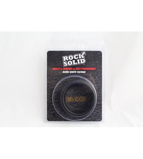 Rock Solid Silicone Black C Ring 1 3/4"