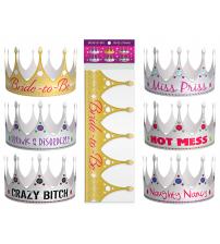Bride-to-Be Party Crowns