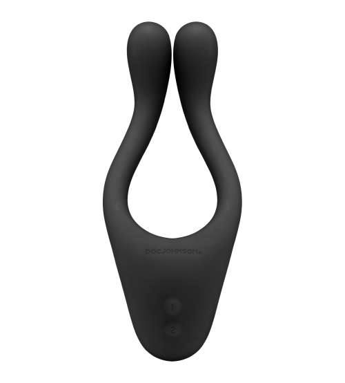 Tryst Multi Erogenous Zone Silicone Massager - Black