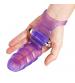 Double Finger Banger Vibrating G-Spot Glove - Purple