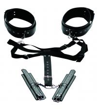 Acquire Easy Access Thigh Harness With Wrist Cuffs