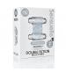 Sensuelle 7 Function Rechargeable Double Action Bullet Ring - Clear