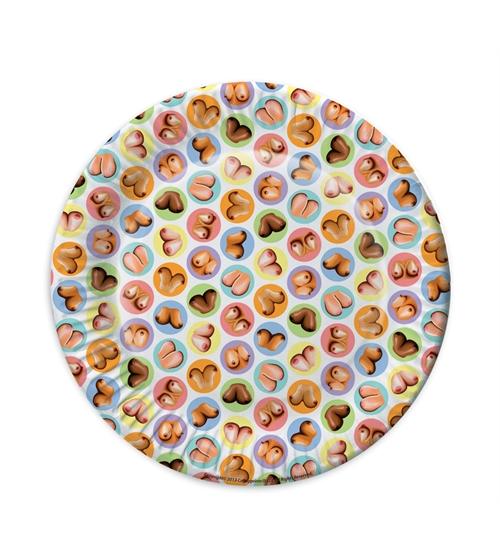 Mini Boob Plates 8 Pack