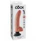 King Cock 9-Inch Vibrating Cock With Balls - Flesh