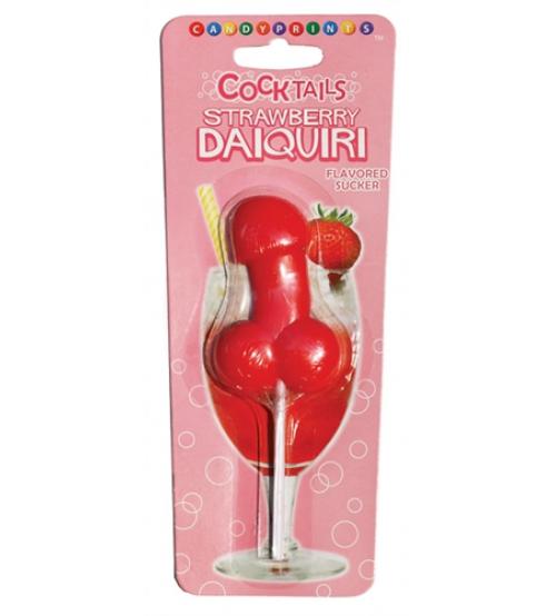 Strawberry Daquiri Cocktail Sucker