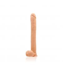 16" Exxxtreme Dong W/suction - Flesh