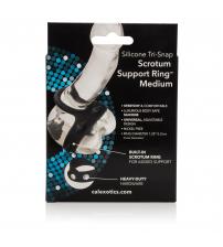 Silicone Tri-Snap Scrotum Support Ring - Medium