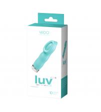 Luv Plus Rechargeable Mini Vibe - Tease Me Turquoise