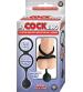 My Cock Ring Scrotum Ring With Weighted Ball  Banger - Black