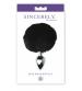 Sincerely Metal Bunny Butt Plug - Black
