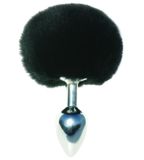 Sincerely Metal Bunny Butt Plug - Black