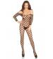 Ring Net Bodystocking - One Size - Black