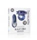 Sensuelle Remote Control 15 Function Rechargeable Bullet Ring - Blue