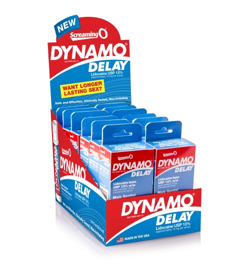 Dynamo Delay Spray - 12 Count Display