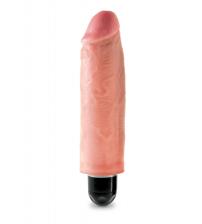 King Cock 6" Vibrating Stiffy - Light